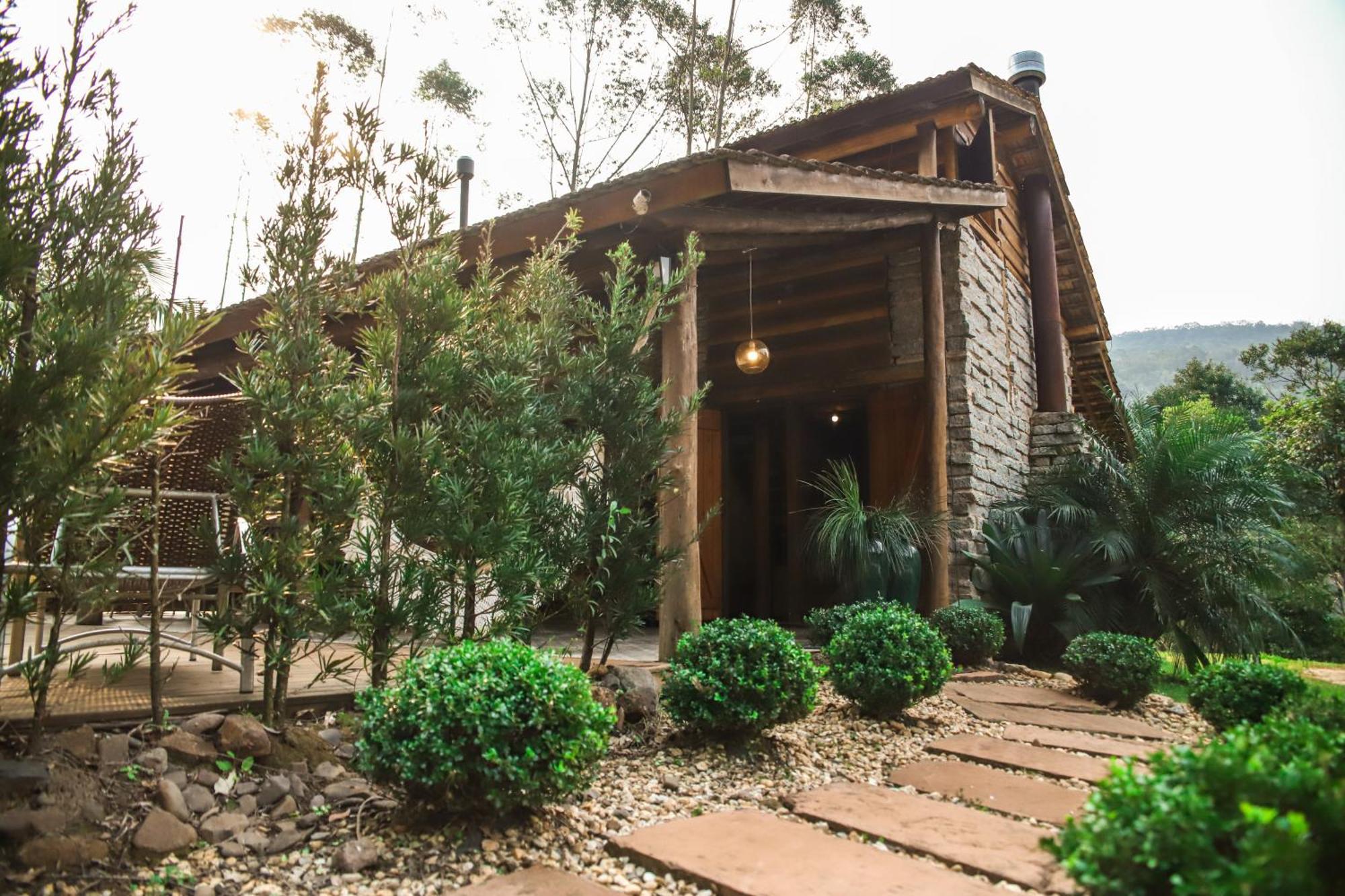 Chale Casa De Pedra, Vivenda Serra Velha, Chales De Montanha Timbe do Sul Exterior foto