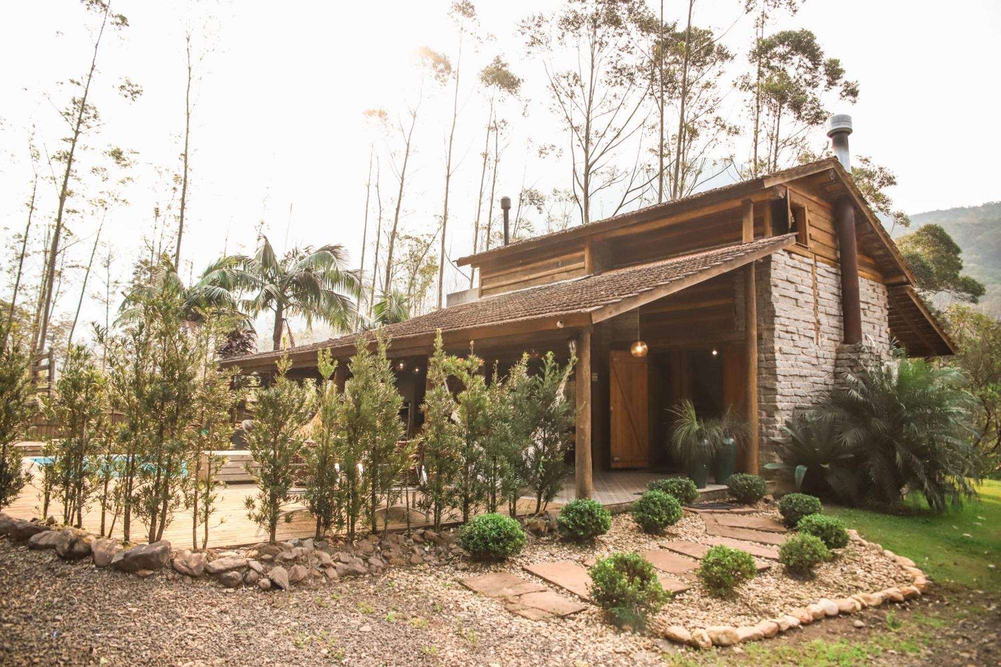 Chale Casa De Pedra, Vivenda Serra Velha, Chales De Montanha Timbe do Sul Exterior foto